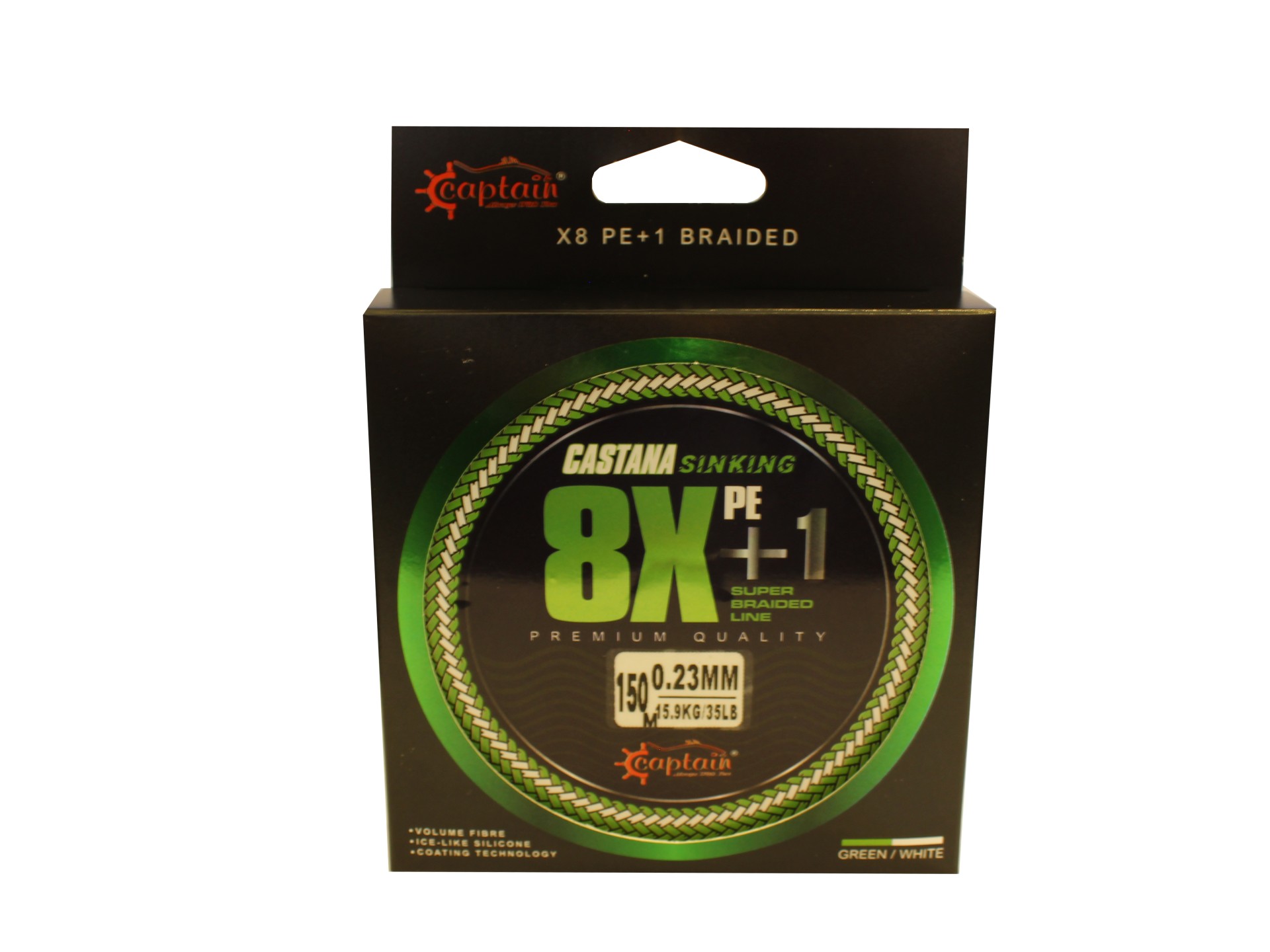 8 Örgü İp - CAPTAİN - Captain Castana Sinking 8X+1 Silicone