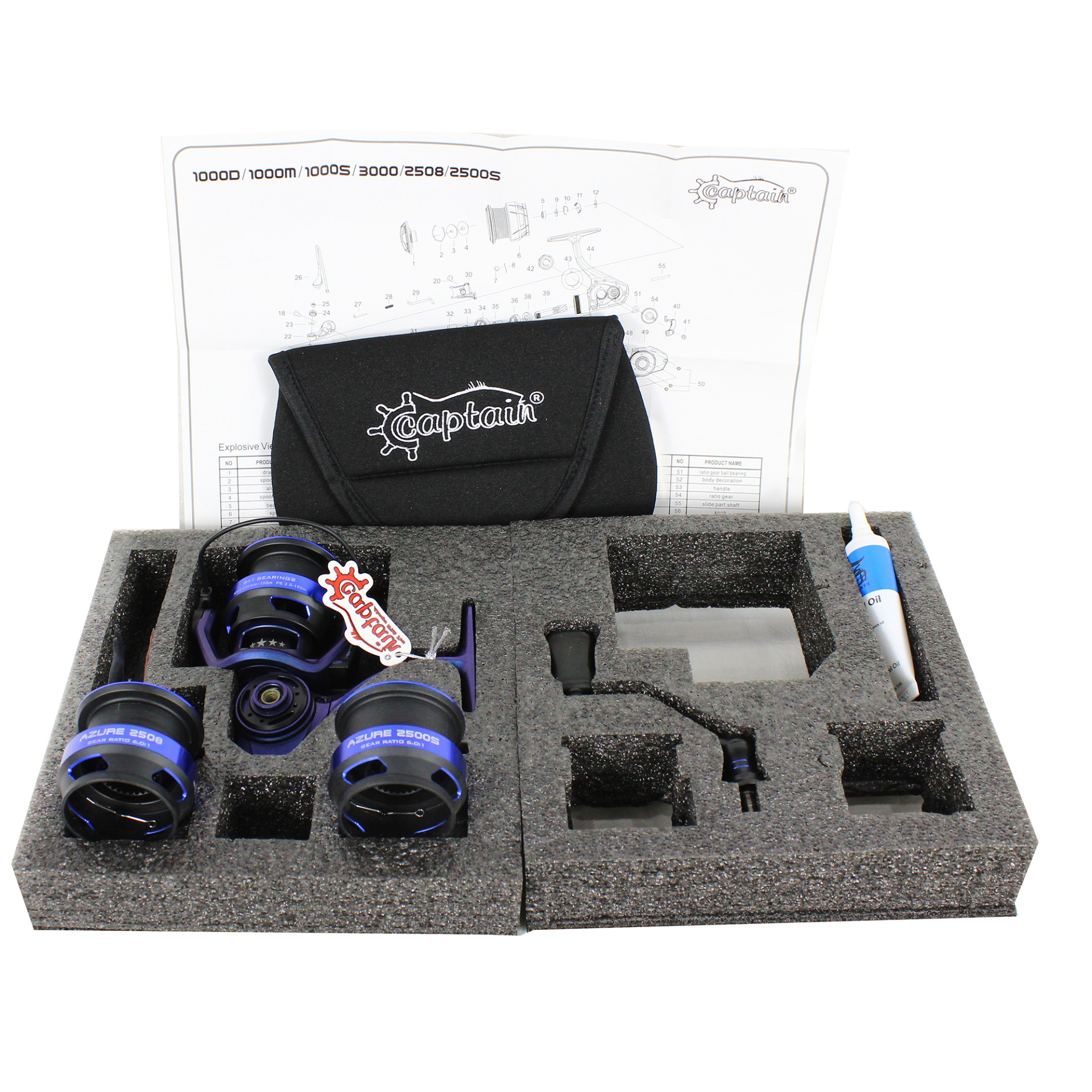 Spin Makine - CAPTAİN - Captain Azure PRO 2500-2508-3000 Spin
