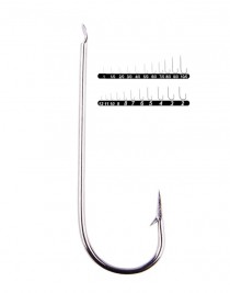 Youvella 1302 Palalı Düz Olta İğnesi 100'lü Kutu Nikel