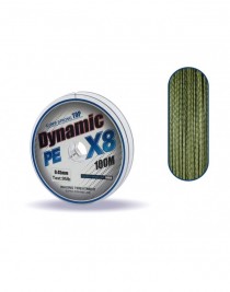 Captain Dynamic Soft PE 8 Örgü İp Misina 100mt Yeşil