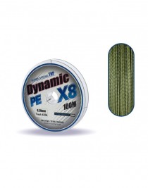 Captain Dynamic Soft PE 8 Örgü İp Misina 100mt Yeşil