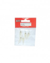 Captain 3050 Silikon Karides 4cm Suni Yem 5'li Paket