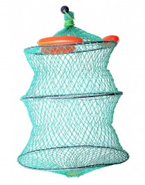 Captain 6612 File Livar Şamandralı Balık Sepeti 18mm Göz 40x60cm