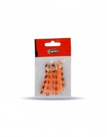 Captain 3594 Octopus Curly 6cm Ahtapot Sübye 5'li Paket Suni Yem