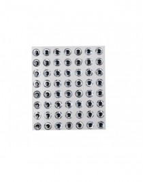 Captain 7633 Göz 8mm Naturel Silikon Damla Göz 49'lu Paket