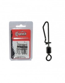 Captain 5027 Kilitli Klips Speed 10'lu Paket Black Nikel