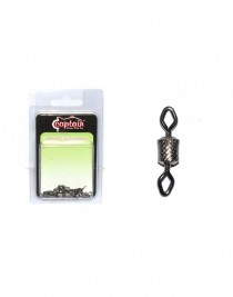 Captain 5005 Elmas Gözlü Fırdöndü 10'lu Paket Black Nikel