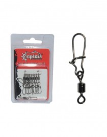 Captain 5029 Kilitli Klips Fast 10'lu Paket Black Nikel