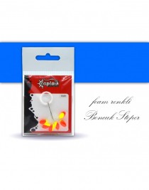 Captain 7681 Renkli Boncuk Oval Köpük Boncuk 6'lı Paket