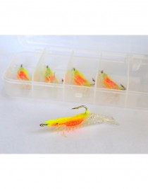 Captain 3062 Silikon Karides 5.5cm Suni Yem 5'li Kutu