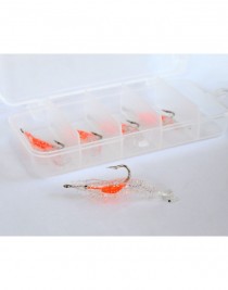 Captain 3062 Silikon Karides 5.5cm Suni Yem 5'li Kutu