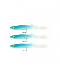 Captain 3525 Eel Fish 7.5cm Silikon Zargana Suni Yem 3'lü Paket