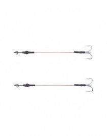 Balzer 13936 Silikon Yemler İçin Çelik Telli Rigs 2'li Paket