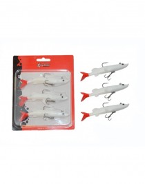 Captain 3067 Pluse Soft 12cm Turna Silikonu 3'lü Set Suni Yem