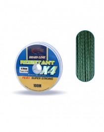 Captain Resistant PE 4 Kat İp Misina 100mt Yeşil