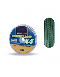 Captain Resistant PE 4 Kat İp Misina 100mt Yeşil