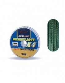 Captain Resistant PE 4 Kat İp Misina 100mt Yeşil