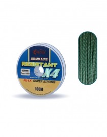 Captain Resistant PE 4 Kat İp Misina 100mt Yeşil