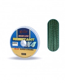 Captain Resistant PE 4 Kat İp Misina 100mt Yeşil