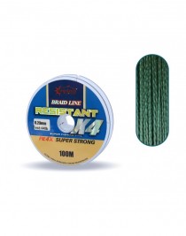 Captain Resistant PE 4 Kat İp Misina 100mt Yeşil