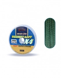 Captain Resistant PE 4 Kat İp Misina 100mt Yeşil