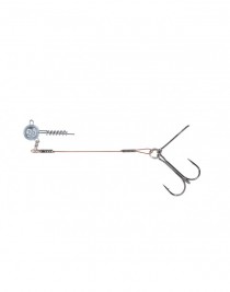 Balzer 16100 Silikon Yemler İçin Çelik Telli Spiral Kafa Rig 5.5cm