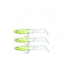 Captain 3525 Eel Fish 7.5cm Silikon Zargana Suni Yem 3'lü Paket