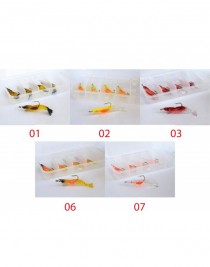 Captain 3062 Silikon Karides 5.5cm Suni Yem 5'li Kutu