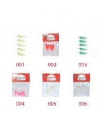 Captain 3050 Silikon Karides 4cm Suni Yem 5'li Paket