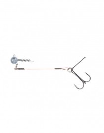 Balzer 16100 Silikon Yemler İçin Çelik Telli Spiral Kafa Rig 5.5cm