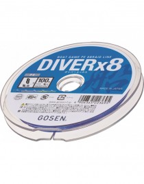 Gosen Diver Bot Game PE 8 Örgü Çıkrık İpi 100mt Multi Color