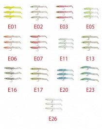 Captain 3526 Eel Fish 5cm Silikon Zargana Suni Yem 3'lü Paket