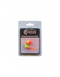 Captain  Renkli Köpük Boncuk Oval 10'lu Paket