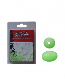 Captain  Glow Boncuk Oval Çapari ve Takım Boncuğu 100'lü Paket