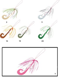 Hayabusa SE 137 Tai Rubber Free Slide Yedek Etekli Assist İğne Set