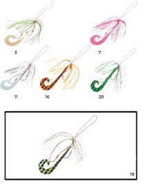 Hayabusa SE 137 Tai Rubber Free Slide Yedek Etekli Assist İğne Set