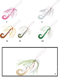 Hayabusa SE 137 Tai Rubber Free Slide Yedek Etekli Assist İğne Set