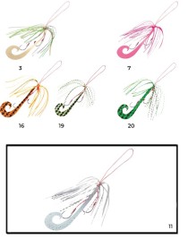 Hayabusa SE 137 Tai Rubber Free Slide Yedek Etekli Assist İğne Set