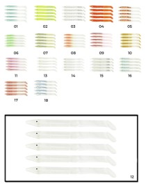 Captain 3598 Elegant 10cm Silikon Zargana 5'li Paket Suni Yem