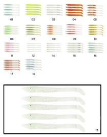 Captain 3598 Elegant 10cm Silikon Zargana 5'li Paket Suni Yem