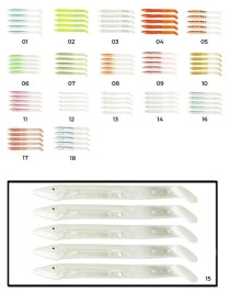 Captain 3598 Elegant 10cm Silikon Zargana 5'li Paket Suni Yem