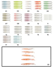 Captain 3597 Elegant 7.5cm Silikon Zargana 5'li Paket Suni Yem