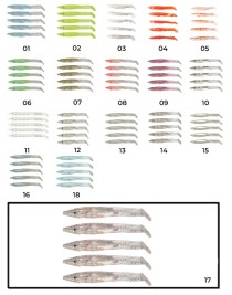 Captain 3597 Elegant 7.5cm Silikon Zargana 5'li Paket Suni Yem