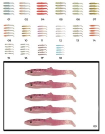 Captain 3595 Elegant 3.5cm Silikon Zargana 5'li Paket Suni Yem