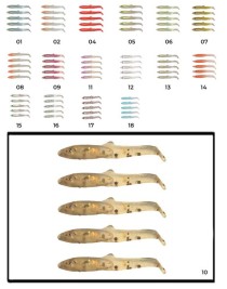 Captain 3595 Elegant 3.5cm Silikon Zargana 5'li Paket Suni Yem