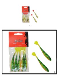 Captain 3566 Pencil Duck 9cm Levrek Silikonu 5'li Paket Suni Yem