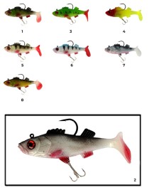 Captain 3549 Bebeto Soft 10cm Levrek Silikonu Suni Balık