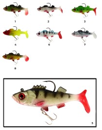 Captain 3549 Bebeto Soft 10cm Levrek Silikonu Suni Balık