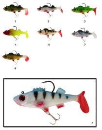 Captain 3549 Bebeto Soft 10cm Levrek Silikonu Suni Balık