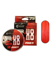 Hook Line 8X Upgrade PE Bloody Predator Assist İpi 5mt Kırmızı